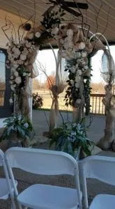 patio wedding